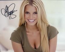 JESSICA SIMPSON SIGNED 8x10 PHOTO ACTRESS MODEL AUTHENTIC AUTOGRAPH COA