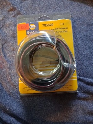 Napa Belden 14 Gauge 25  Black/Red Primary Wire 785520 New