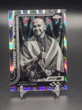 Lewis Hamilton #104 2025 Topps Chrome F1  B&W Raywave Refractor