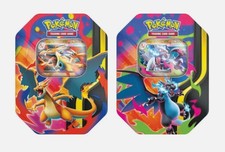 Mega Charizard X and Y Tins Sealed 2026 Set of 2 Pokemon TCG Phantasmal Flames