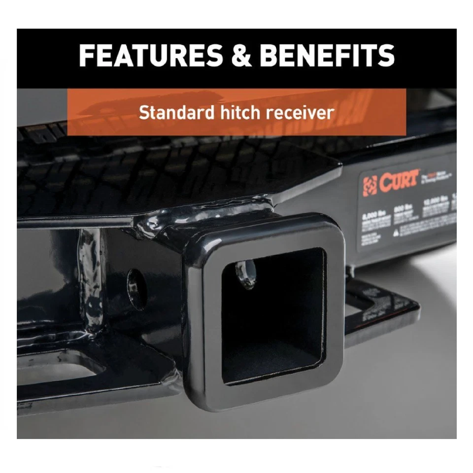 CURT CLASS 3 TRAILER HITCH 13110 FOR 2009-2012 FORD FLEX / 2010-2012 LINCOLN MKT Foto 3 de 4