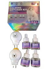 Cat Calming Pheromone Diffuser Starter Kit: 2Pack - 2 Diffusers 4 Refills