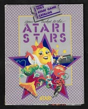 Original Vintage 1983 Your Ticket to the ATARI STARS Game Cartridge Catalog