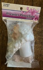 Vintage Premier Porcelain Santa Head  Hands 10652 3.5" Christmas Midwest Design