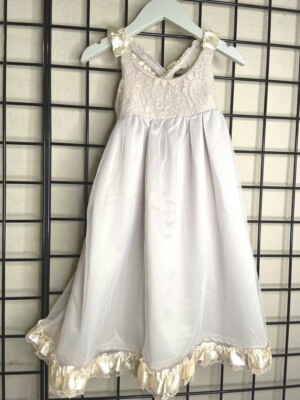 knee length dresses for ladies White Ruffle Mini Dress main image 1