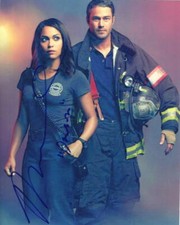 MONICA RAYMUND SIGNED 8X10 PHOTO AUTHENTIC AUTOGRAPH CHICAGO FIRE DAWSON COA B