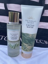 VICTORIA'S SECRET CACTUS WATER BODY MIST 8.4 FL OZ  LOTION 8 FL OZ SET OF 2 