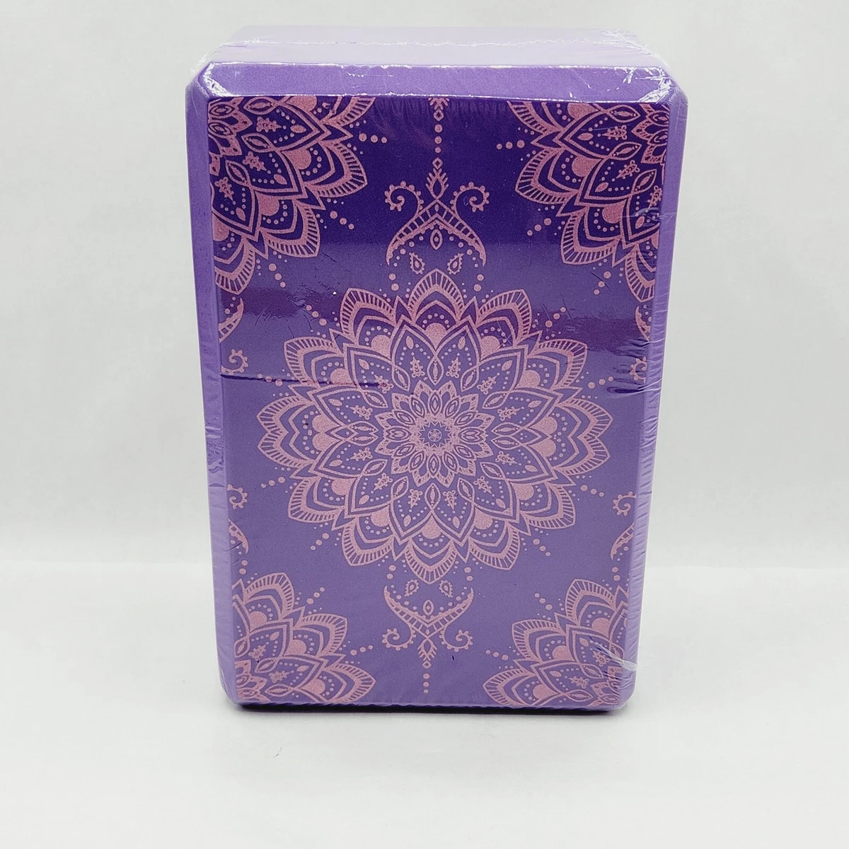 EVOLVE BY GAIAM Foam Yoga Block Purple Improves Balance Deepen Stretches