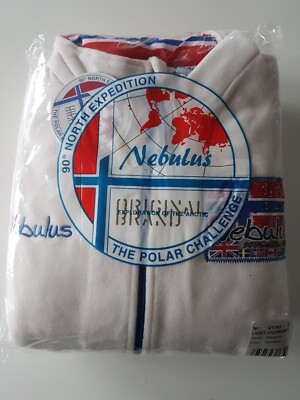 NEBULUS Damen Fleece Trainings-/Hausanzug Grösse XXL/44 Farbe Creme 
