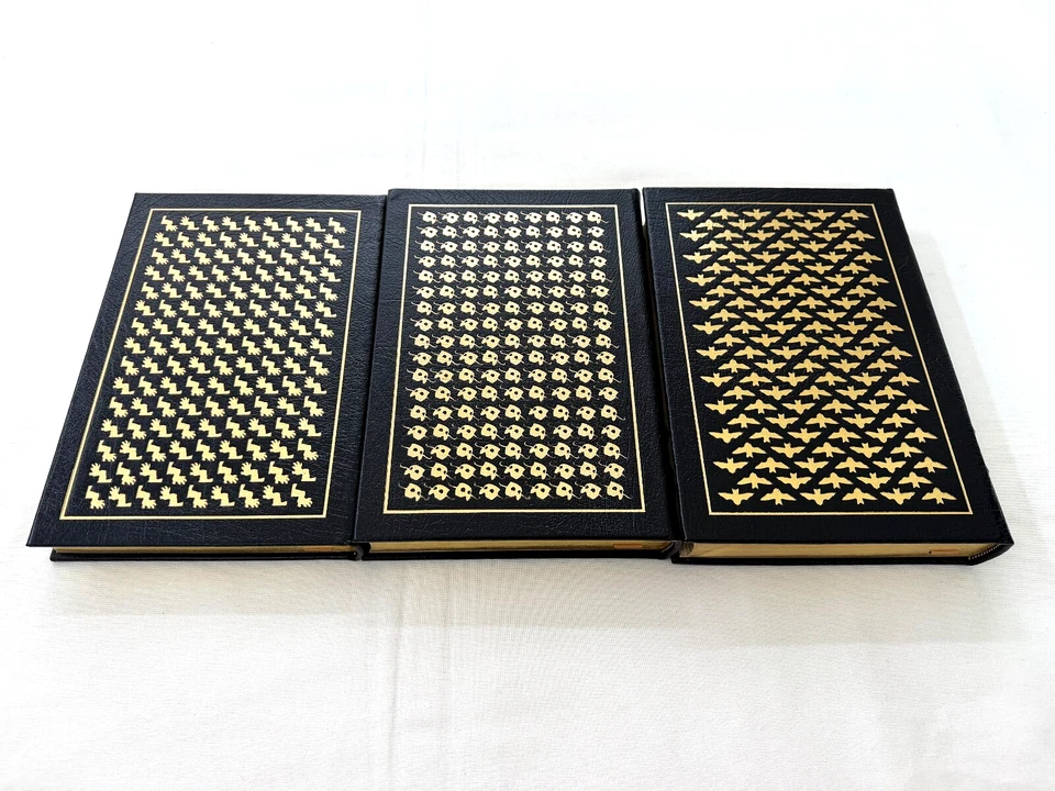 Easton Press 3 VOL HORROR CLASSICS Dracula ~ Frankenstein ~ Phantom of Opera FNE Foto 2 de 4