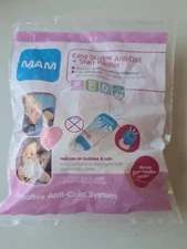 MAM Easy Start Anti-Colic Bottle 4.5oz + Start Pacifier - Newborn Baby - NEW