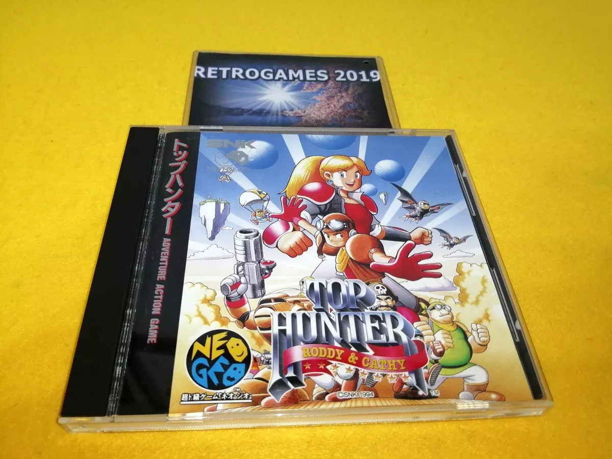 Neo Geo SNK TOP HUNTER Neogeo CD SNK SPINE CARD