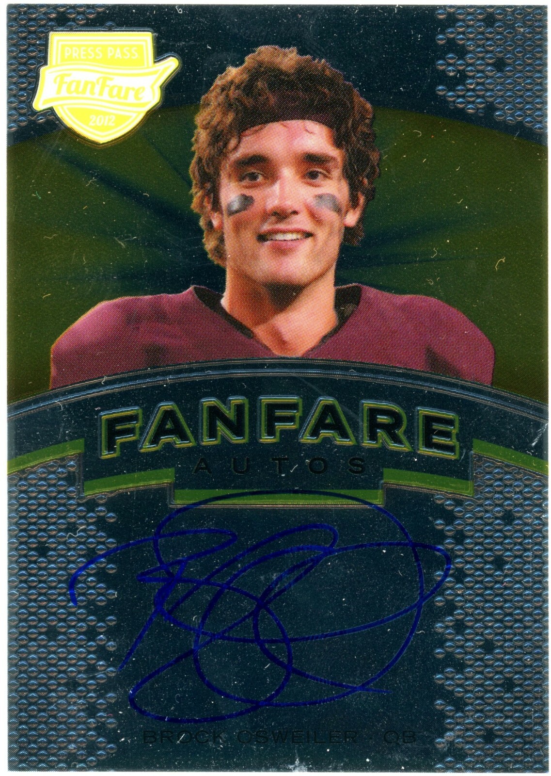 Brock Osweiler Press Pass Fanfare Autograph #FFBO Base