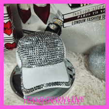 Studded Rhinestone Crystals Adjustable Baseball Cap Hat NEW
