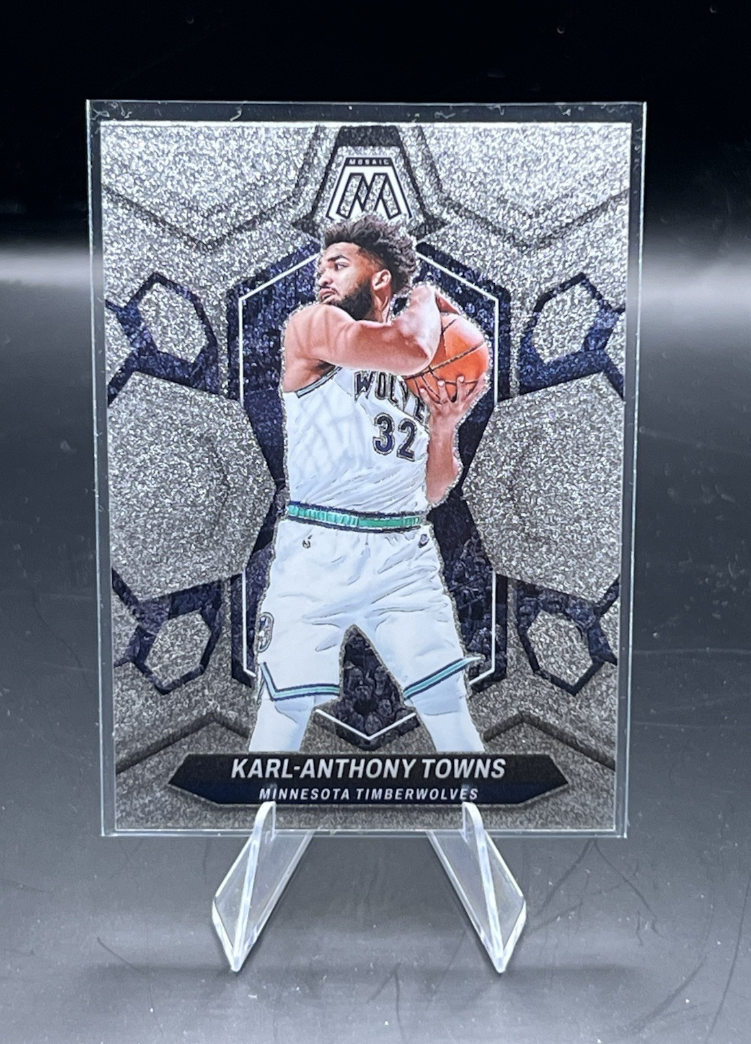 2023-24 Mosaic Silver Glitter SSP #78 Karl Anthony Towns