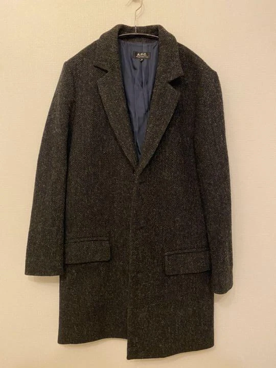 Apc tweed coat sale