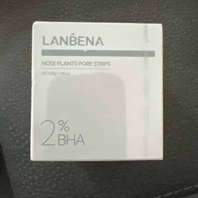 Lanbena Nose Plants Pore Strips 2% BHA 1.06 oz Exp 05/27 Sealed Box 