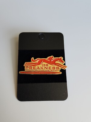 138th Preakness Souvenir Pin Pimlico Baltimore 2013 Oxbow Stevens