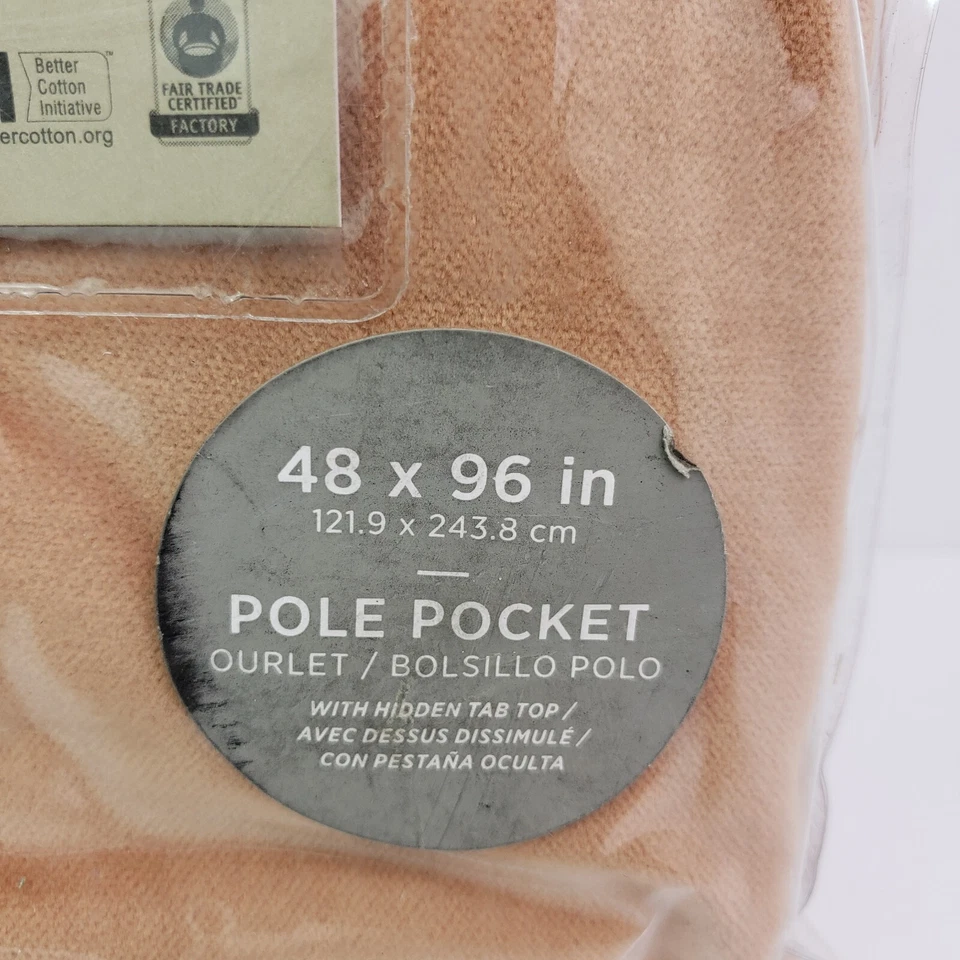 Pottery Barn Emery Home Gray Linen Cotton 3 In 1 Pole Top Lined Blackout Curtain - Image 3 of 4