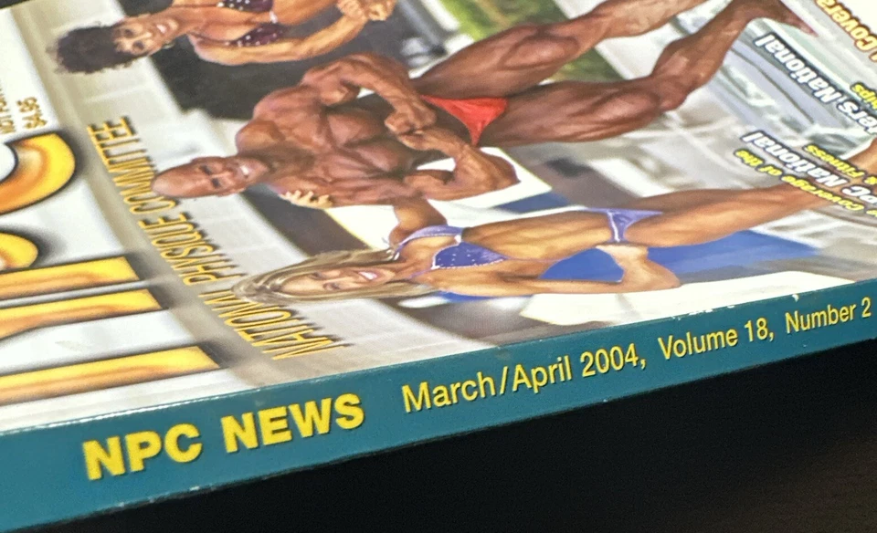 RARE NPC Magazine March April 2004 Vol 18, #2 Issue 97 - Vintage Bodybuilding - Image 3 of 4
