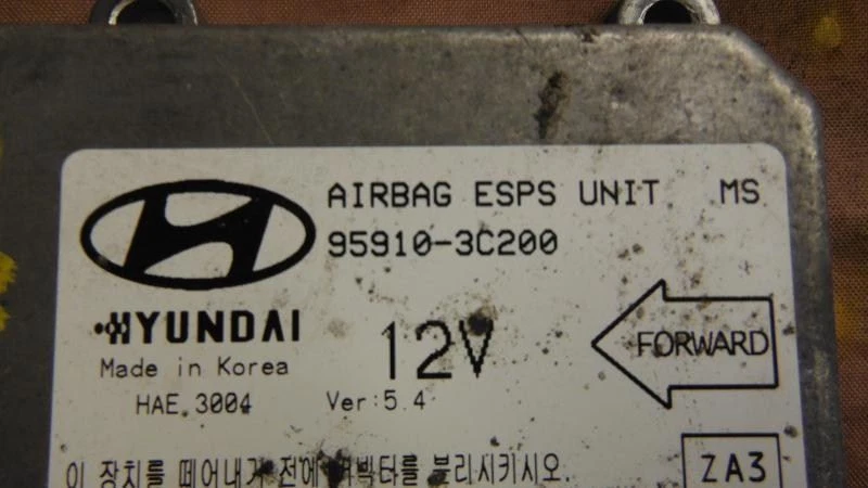 01 02 03 04 05 06 KIA OPTIMA CHASSIS ECM AIR BAG FR CTR CONSOLE W/SIDE BAGS Foto 2 de 3