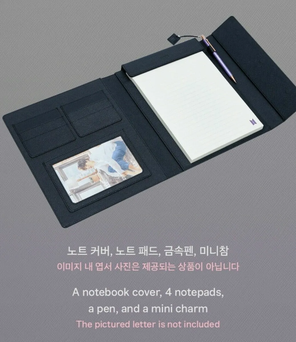 BTS SUGA YOONGI Artist Made Collection BLACK NOTE & COVER Set Official