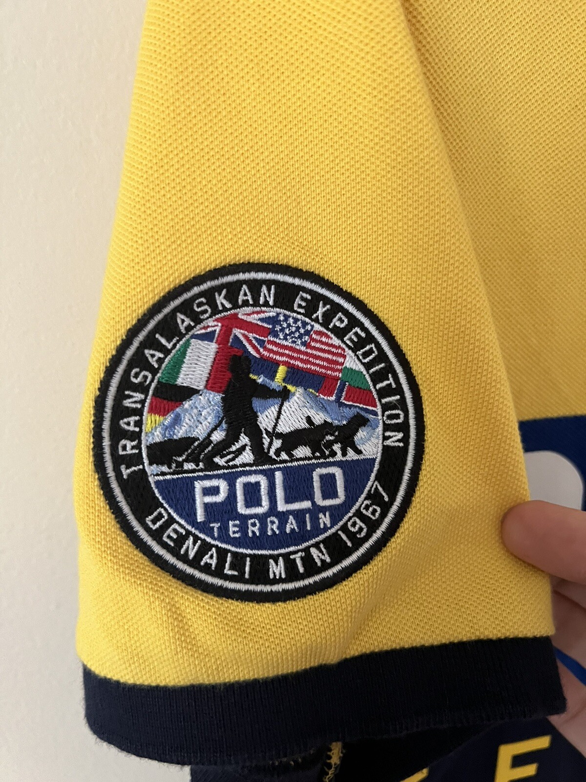 Men's Ralph Lauren Polo Country Terrain Expedition Denali Mtn 1967 Polo Shirt S eBay