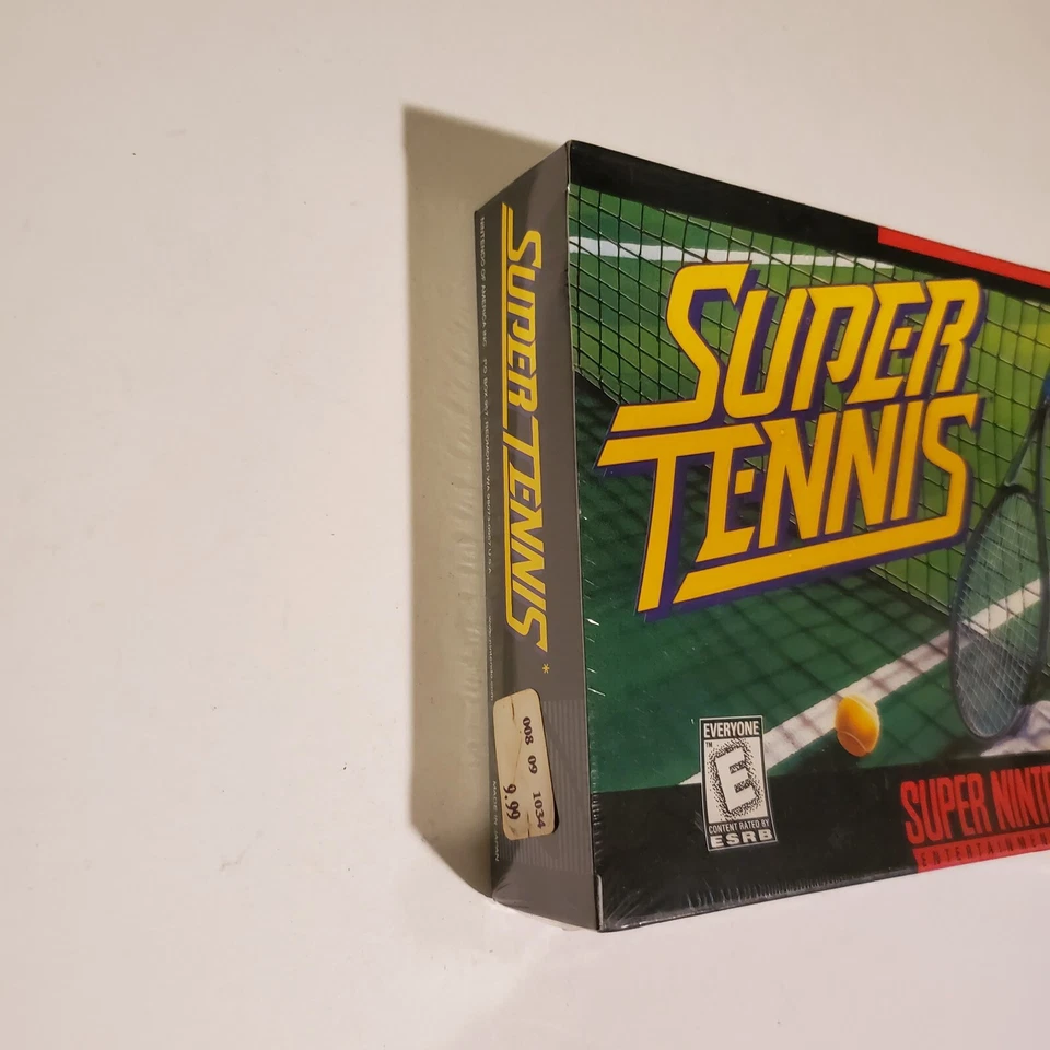 Super Tennis (Super Nintendo SNES, 1991) ☆ SEALED ☆ Brand New ☆ - Image 2 of 4
