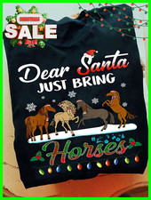 Dear Santa Just Bring Horses Christmas T-Shirt