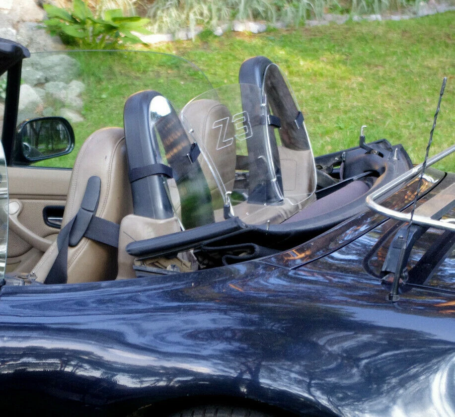 Bmw z3 wind deflector 2024 with roll bars