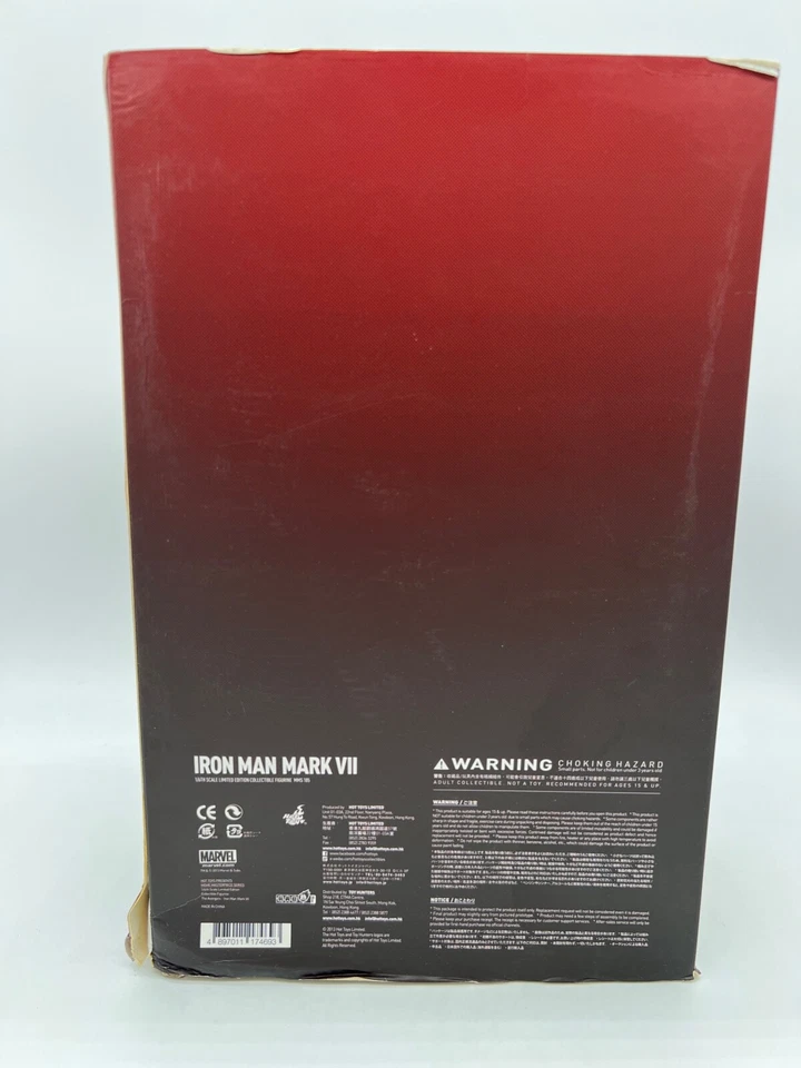 FIGURA EDICIÓN ESPECIAL 1/6 HOT TOYS MMS185B LOS VENGADORES IRON MAN MK7 MARK VII Foto 3 de 4