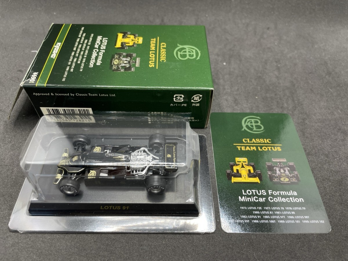 Kyosho 1/64 Classic Team Lotus collection Lotus 91 #11 Diecast