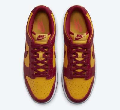 Nike Dunk Low USC DD1391-701 Mens US 11 Basketball Shoes Red White Sneakers Nike Dunk Low USC DD1391-701 Midas Gold Tough Red White Size  main image 3