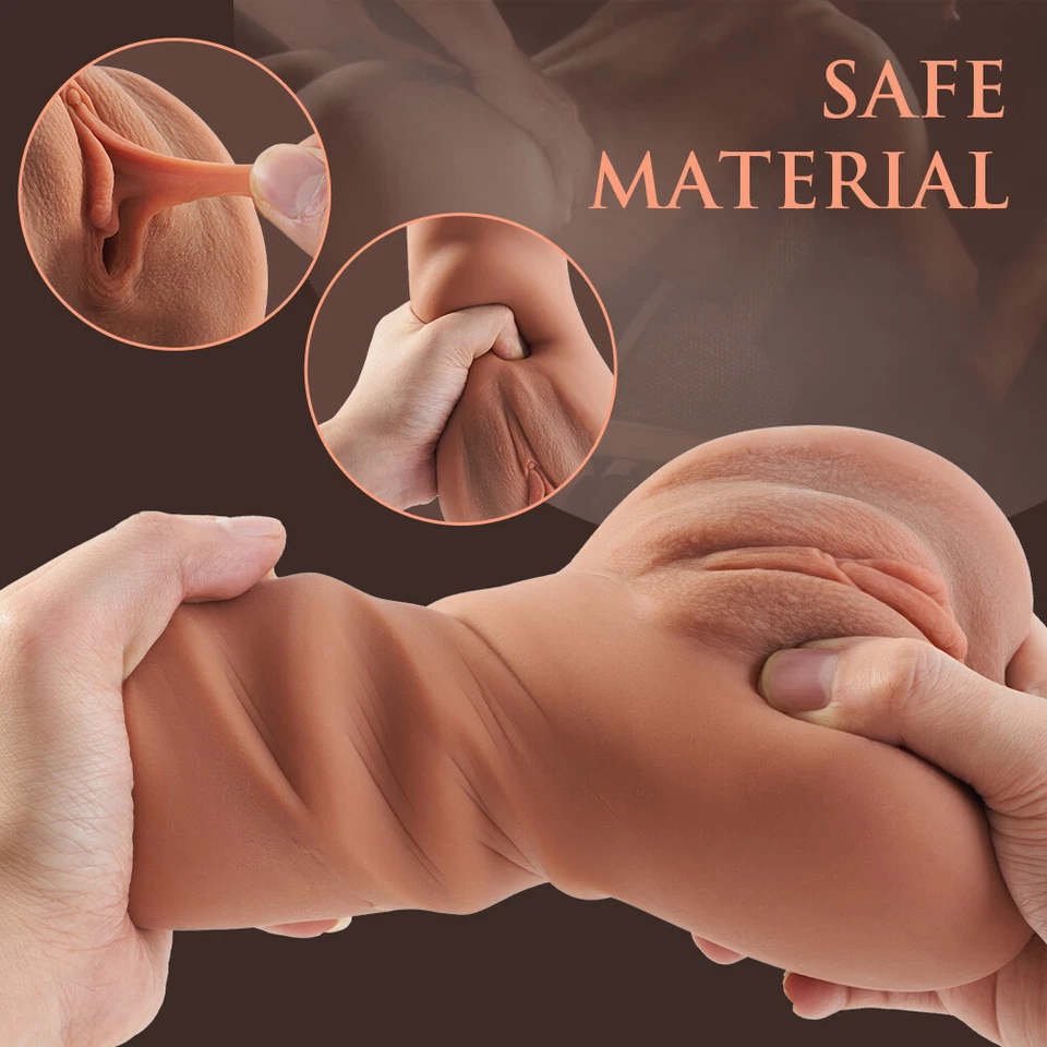 Pocket Pussy Realistic Sex Toys for Men Adult Male Masturbator Vagina Anal Ass - Image 4 of 4