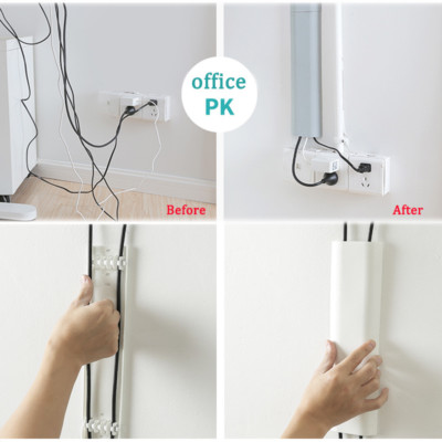 Wand Kabelclip Kabelhalter Abdeckung Management Verstecken Organisator Schutz Ebay