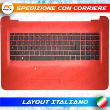 TASTIERA ORIGINALE HP PAVILION 908055-001 908056-001  TOPCASE ROSSO