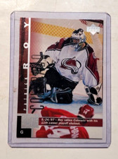 1997-98 Upper Deck Hockey Game Dated Patrick Roy (#43)