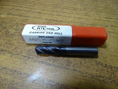 1/2'' Corner Radius End Mill Std Length HTC 360-4500
