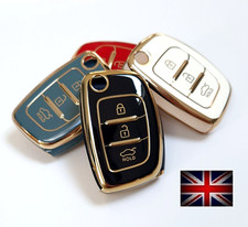 For Hyundai Remote Key Cover I10 I20 I30 Ix35 Fob Case 3 Button Flip Case Tpu 5