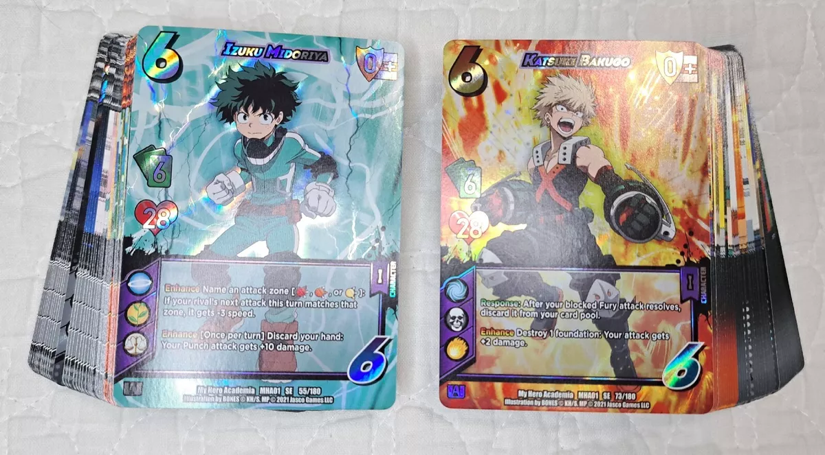 Jasco My Hero Academia Collectible Card Game Series 1 Unlimited | 10-Card  Single-Pack Booster Pack | Trading Cards for Adults and Teens | Ages 14+ |  2