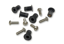 Honda 90111-KW3-003 Rubber Well Nuts Screen Fairing + Stainless Steel Bolts x 8 