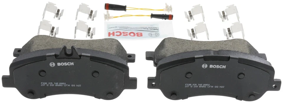 Pastillas de freno delanteras de cerámica Bosch QuietCast para Mercedes-Benz GLK350 2011 2010-2015 Foto 4 de 4