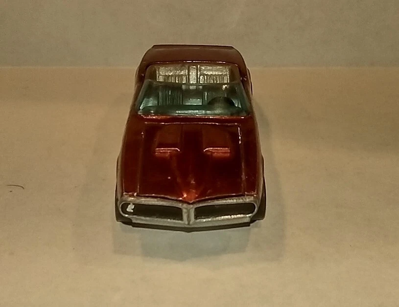 Vintage Mattel Hot Wheels Redline Custom Firebird Hong Kong. Metallic Ruby Red - Image 4 of 4