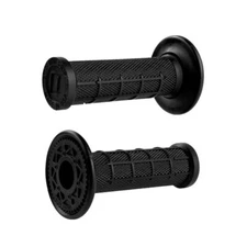 ODI® H01MMB - Half-Waffle Mini MX Grips Black