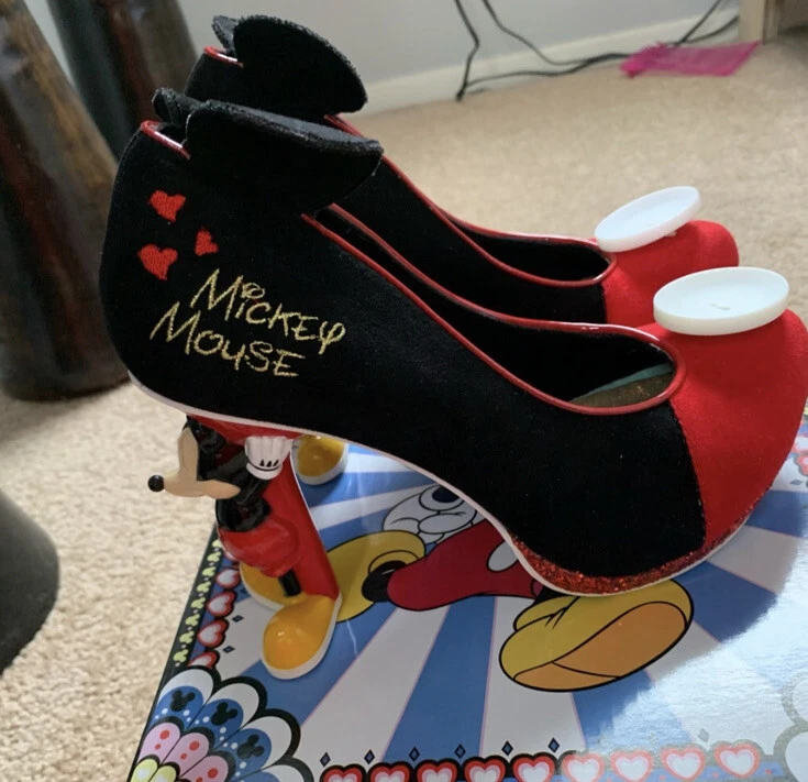 Irregular Choice Disney Mickey Mouse Heels 39 New In Box