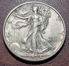 1934-S Walking Liberty Half Dollar EF XF Original Toning Problem Free 50c Coin