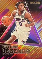 2023 PANINI RECON FUTURE LEGENDS#7 TYRESE MAXEY PURPLE /75