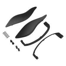 Color-Matched rcycle Air Deflectors Batwing Fairing Wind for '14-Later Harley