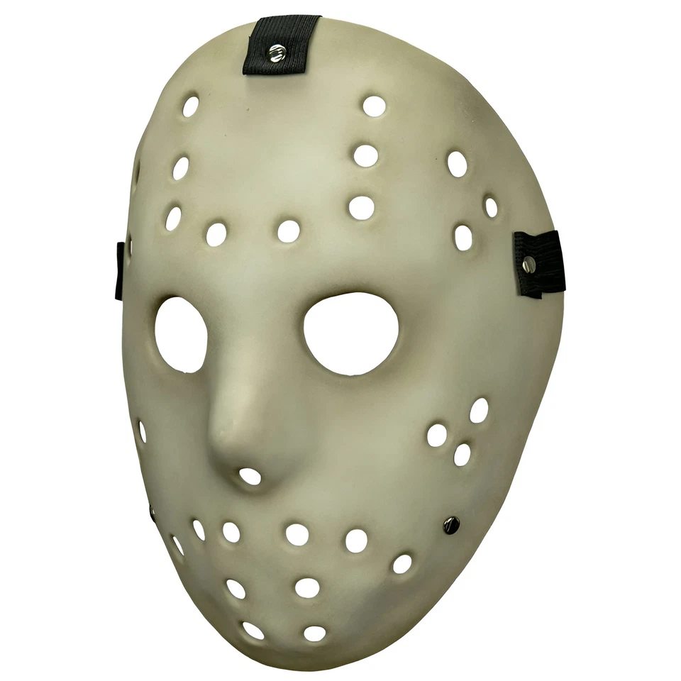 Trick or Treat Studios Mabry Monsters Killer Goalie Mask Antique White NEW - Image 2 of 3