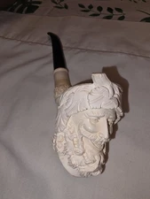 Cavalier meerschaum pipe handmade block meerschaum by CPW Pipes #1961